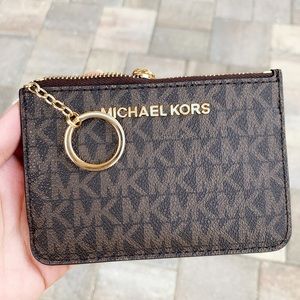 COPY - Michael Kors coin wallet card holder brown